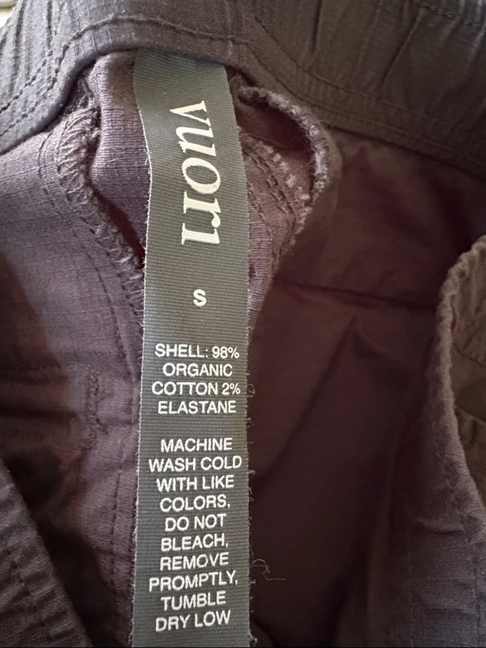 Vuori Ripstop grey Drawstring pants small - Picture 4 of 6